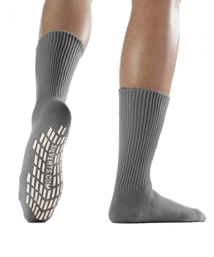 Diabetic Ankle Socks for Men & Women with Grips